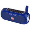 ELLENNE CASSA SPEAKER BLUETOOTH CON RICARICA SOLARE 10W ALTOPARLANTE WIFI TG182 (Blu)