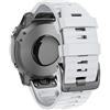 ANBEST Cinturino Compatibile con Garmin Fenix 6X PRO/7X, Braccialetto di Ricambio in Silicone Sportivo per 5X/Enduro/Enduro 2/Descent MK2, Bianca