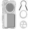 NEEWER 15 Ultra Cage, Stabilizzatore Telefono a Sgancio Rapido Compatibile con Xiaomi 15 Ultra con Adattatore Filtro 67mm/ Backplate Lente 17mm, Video Rig Case per Registrazione Riprese, PA091 Argento