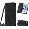 Mo-Beauty Custodia per iPod Touch 7/6 / 5, PU Pelle Portafoglio Flip Custodia a tracolla [Supporto] [Scomparto per carte] [Chiusura Magnetica] Cover per iPod Touch 7 - Nero