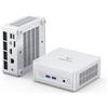 MINISFORUM UM870 SlimMini PC, mini computer AMD Ryzen 7 8745H (8C/16T, fino a 4,9 GHz), 32 GB di RAM DDR5 e SSD PCIe 4.0 da 1 TB, DP/HDMI 2.1/USB4, 4 x USB tipo A, WIFI6E/BT5.2