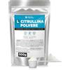 Detox Organica-L Citrullina Polvere-500 g Fornitura per +5 mesi-3000 mg dose giornaliera-Vegana-Atleti e Appassionati di Fitness-Cucchiaio dosatore incluso