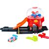 Hot Wheels - Negozio di Caramelle, Set Pista con rampa, Veicolo a Forma di Ciambella in Scala 1:64 Incluso e Speed Snap Track, Giocattolo per Bambini, 3+ Anni, JBM62