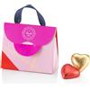 Venchi Mini Borsina con 6 Cioccolatini Valentines, Gusto Latte ed Extra Fondente 75% Vegano, Senza Glutine, Confezione da 40 g, Idea Regalo per la Festa della Mamma