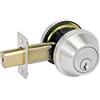 Master Lock DSCHDD32D Heavy Duty doppio cilindro, grado 2 commerciale catenaccio con bump stop, finitura cromata spazzolata