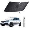 ASZSK Parasole per parabrezza auto per Da-cia Duster HM 2018, Car Umbrella Sun Shade Cover, Protezione UV & Blocco di calore, girevole a 360°, pieghevole, parasole portatile