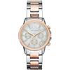 Armani Exchange Orologio da donna, Movimento cronografo al quarzo e cassa da 36 mm con cinturino in acciaio inossidabile
