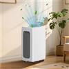 Fiqops Deumidificatore automatico 26 l/giorno, deumidificatore elettrico con timer 24 H, modalità sonno, funzione sbrinamento, muffa, deumidificatore piccolo, per circa 30 ㎡ camera da letto, bagno