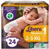 ESSITY ITALY SPA Libero Newborn 1 2-5 Kg 24 Pezzi