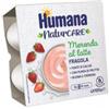 HUMANA ITALIA SPA Humana Merenda Latte Fragola 4 Pezzi Da 100 G