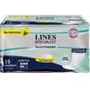 FATER SPA Pannolone Per Incontinenza Lines Specialist Derma Sagomato Anatomico Super Plus 15 Pezzi