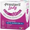 CORMAN SPA Lady Presteril Assorbenti Notte Super Ali 7 Pezzi