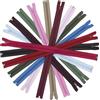 Aerzetix - Set di 12 Cerniere Lampo a Spirale N°5 45cm separabili con cursore - in Metallo Nylon Poliestere - Colore Misto - per Cucito Artigianato creazioni Tessili