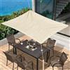 Purovi Vela Parasole Rettangolare | Varie Dimensioni | Schermo UV | in PES Impermeabile | 2 x 4 m