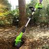 GEJLELDS Motozappa per Orto Elettrozappa Batteria Litio 20V 4000 mAh Zappatrice Zappa a Motore Elettrica 2 Lame da 15cm Larghezza Lavoro 10cm velocità 250RPM Manico Ergonomico Coltivazione Giardino