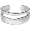Purelei® Anello Aloha - Anello regolabile con design a doppio nastro - Acciaio inossidabile 18K placcato oro - Gioiello armonioso - Taglia 50-60 - Oro/Argento/Oro rosa, Acciaio inossidabile, Nessuna