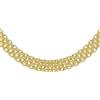CARISSIMA Collana da donna in oro giallo 9 ct con catena Bismark graduata, 43 cm