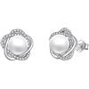 YAFEINI Orecchini di Perle per le Donne Orecchini in Argento Sterling 925 Con Perle D'acqua Dolce Gioielli Ipoallergenici Regalo per le Donne Moglie Mamma