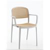 buybuy Kit Sedie Arredamento da Interno Bologna KITBLG001 (1, Bianca, 45x50x80)
