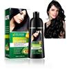 HOUSN Shampoo Colorante Donna,Black Hair Shampoo,Black Hair Dye Shampoos 3 In 1,Lava,Colora E Nutre I Capelli,Copertura Istantanea Dei Capelli Bianchi,Tinta Naturale E Duratura,400ml