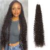 TOOPBIUTI Senegalese Twist Crochet Hair 18 Inch 6 Pack Boho Goddess Island Twist Pre-Looped Crochet Hair with Curly Ends (4#, 18inch-6pc)