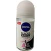 NIVEA Black & White Invisible Deo Roll On in confezione da 6 (6 x 50 ml), antitraspirante per evitare macchie di deodorante sui vestiti, con protezione 48 ore