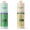 VAUS | PACCHETTO Risparmio Post-Lisciatura | Shampoo e Balsamo senza Solfati né Parabeni - Vegano, Eco-Friendly e con Confezione Biodegradabile | Capelli chiari, riflessi