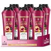 Gliss Schwarzkopf Gliss Color Perfector Shampoo Ravviva Colore, 6 confezioni da 250ml, Shampoo capelli colorati con Complesso Ialuronico+Estratto di Mirtillo Rosso, Prodotti per capelli colorati e schiariti
