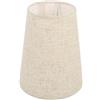 OSALADI Piccolo Paralume E14 Lino Paralume Di Ricambio In Tessuto Moderno Copertura Della Luce Per Lampadari Da Tavolo Applique 15 X 15 X 18 Cm