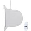 Krawnxin Avvolgitore per tapparelle cinghia integrata 14 mm larghezza 5 m lunghezza montaggio a parete 180°C girevole (Quadrato)