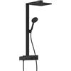 hansgrohe Raindance E colonna doccia con termostatico, 27362670, Raindance E nero opaco [Rubinetteria Bagno > Colonne Doccia]