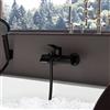 hansgrohe Vivenis rubinetto vasca esterno, miscelatore monocomando, 75423670, Vivenis nero opaco [Rubinetteria Bagno > Rubinetteria Vasca]