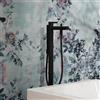 hansgrohe Zesis S rubinetto vasca a pavimento, miscelatore monocomando, 74445670, Zesis S nero opaco [Rubinetteria Bagno > Rubinetteria Vasca]