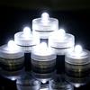 AMFUN Luce LED sommergibile, 12 Pezzi Candele a LED Senza Fiamma, Impermeabile Subacquea Mini Luce Decorativa per Laghetto, Piscina, Acquario, Vaso, Festa, Festival, Bianco