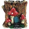 TIN DREAMS FACTORY | Vaso Tronco Incantato - Decorativo in Cemento Dipinto a Mano - Originale per Piante e Fiori - Design Fantasy per Giardino, Terrazza e Casa