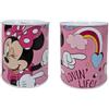 My sweety pop - Salvadanaio in metallo Minnie Mouse Rosa - Scuola - Contenitore monete - 12 cm - Idea Regalo