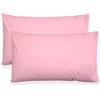 Nada Home Coppia Federe Cuscini Letto 52x82 cm in 100% Puro Cotone - Copricuscini Guanciale Tinta Unita con Pattina Interna Senza Zip o Bottoni - Set 2 Federe Morbide e Resistenti