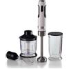 Ariete Frullatore ad Immersione Minipimer Potenza 1000 Watt 10 Velocità + Turbo e Accessori colore Bianco - 00C060201AR0 Moderna