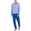 RAGNO Pigiama Uomo Manica Lunga 100% Cotone Leggero U909N1