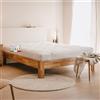 DREAMIN'101 DREAMIN*101 - Coprimaterasso Matrimoniale King 180x200 Imbottito Piumino e Piumette e Angoli Aderenti, Morbido Rivestimento Topper Matrimoniale e Copri Materasso 100% Cotone Traspirante Ipoallergenico