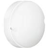Damastoreitalia Universo Applique led da esterno a parete 18w ip65 lampada plafoniera muro giardino luce (Bianco - Tondo - 18W luce fredda 6500K), ES63-51