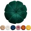 Surwin 45cm Cuscino Rotondo di Zucca, Cuscino Meditazione Materasso da Pavimento Cuscini per Esterno Cuscino Yoga per Soggiorno, Camera da Letto, Patio e Altro (45cm,Verde Natale)