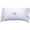 KYEQATY Cuccioli in pizzo Centro ricamo cuscino vintage Slip boho cuscino bianco cotone rotapa di cuscinetti per pillow per sedia di nozze divano divano soggiorno