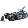 DC Comics Batman, Set di Gioco Batmobile trasformabile, Set di Gioco di Batman 2 in 1 con Personaggio Batman e deltaplano, luci e Suoni, Giocattoli per Bambini e Bambine dai 4 Anni in su