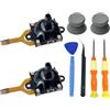 Hzxkqmil Joystick di Ricambio per ASUS ROG Ally Console, 2 Moduli Sensori Analogici con Thumbstick Accessori per GPD Win 3 Windows 10 Handheld/Pico VR Controller, Grigio