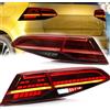 VLAND Fari posteriori per Golf 7 MK7 MK7.5 2013-2019 [Non applicabile a Golf GTI/R] Gruppo Fanali Posteriorii, con Indicatori di Direzione Sequenziali, Una Coppia (Rosso)