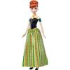 Mattel Disney Frozen Anna Oggi, per la prima volta, bambola con look esclusivo, canta "Oggi, per la prima volta" dal film Disney Frozen, Giocattolo per Bambini 3+ Anni, versiones instrumentale, HMG47