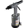 SUNEX TOOLS SX1819T, Heavy Duty Rivet Gun, Sets 3/16" and ¼" Rivets, 3690 lbs Traction Power, Nose Pieces Included, Forged Aluminum Handle, Storage Case