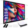 ESMART Schermo teso ESMART FLEX 266 x 149 cm (120) 16:9 | schermo per proiettore home cinema schermo per esterni LCD LED
