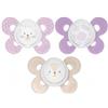 CHICCO (ARTSANA SPA) Chicco Succhietto Comfort Girl In Silicone 6-16 Mesi 2 Pezzi